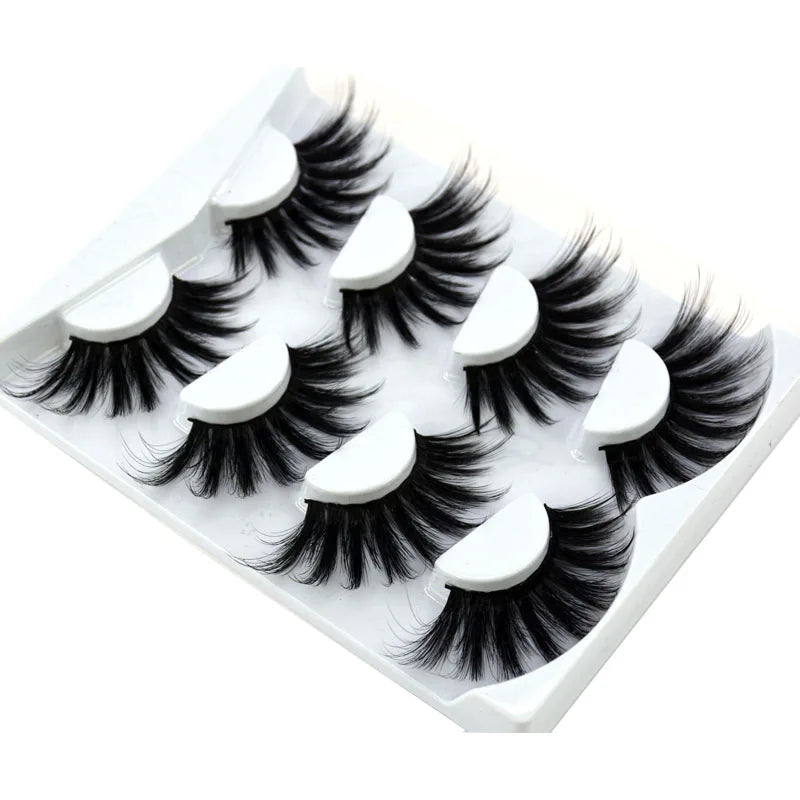 Volume Natural Mink 25mm 4 pair 3D eyelashes