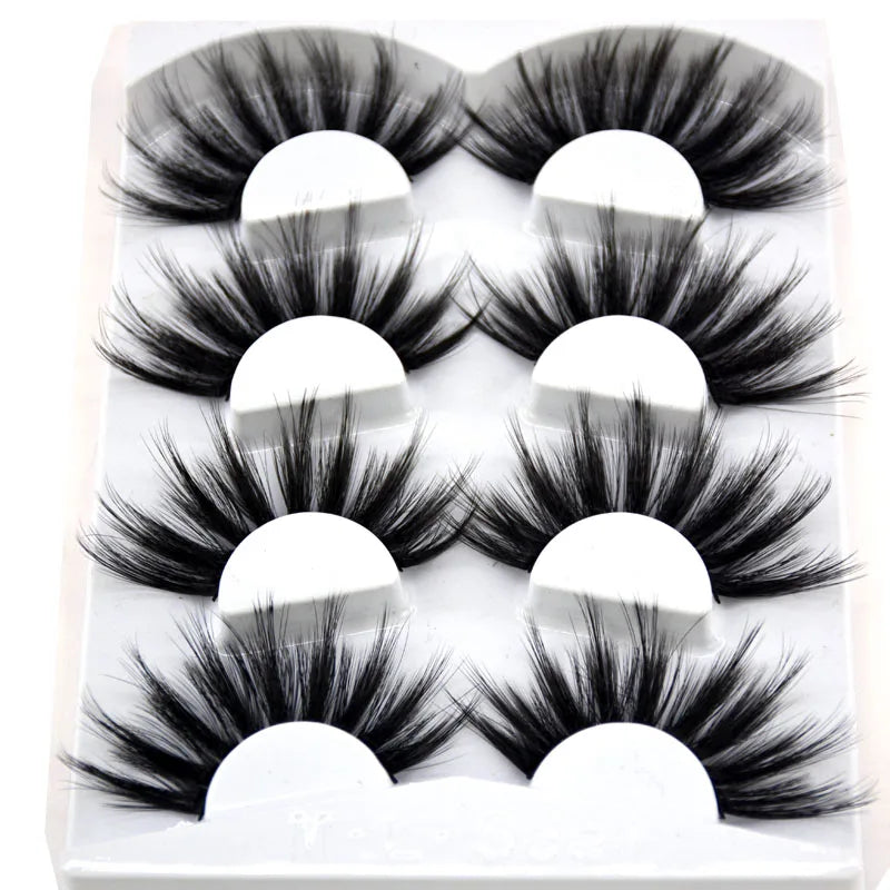 Volume Natural Mink 25mm 4 pair 3D eyelashes