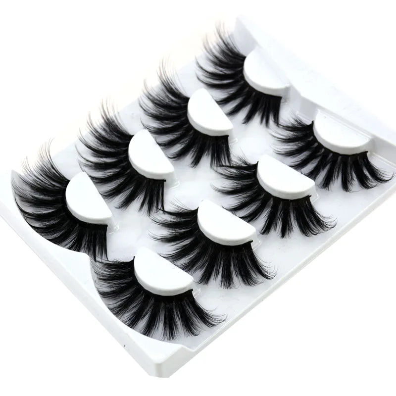 Volume Natural Mink 25mm 4 pair 3D eyelashes